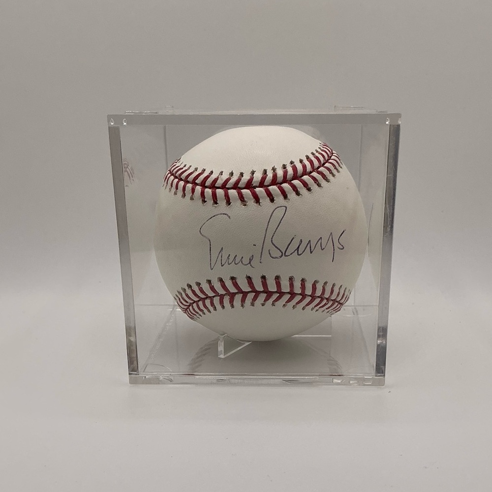 Ernie Banks “Mr. Cub” Autograph Baseball Tristar COA w/ Display Case (Cubs)